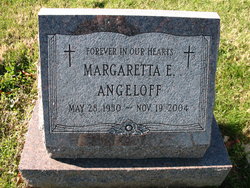 Margaretta E <I>Stoss</I> Angeloff 