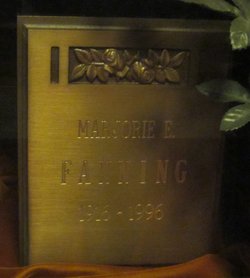 Marjorie E Fanning 