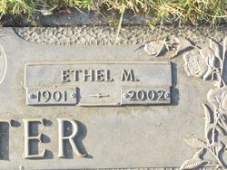 Ethel May <I>Pettie</I> Baxter 