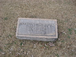 Martha <I>Smith</I> Jones 
