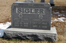 Eliza Janet <I>Strahl</I> Sigler 