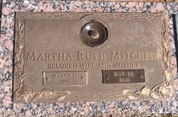 Martha Ruth <I>Pulliam</I> Mitchell 