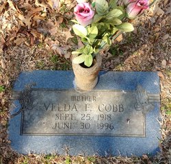 Velda Fern <I>Sanders</I> Cobb 
