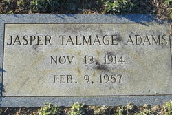 Jasper Talmage Adams 