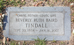 Beverly Ruth <I>Baird</I> Tindall 