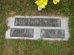 Mary Augusta <I>Shuey</I> Bensinger 