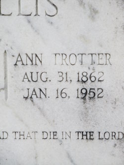 Sarah Ann <I>Trotter</I> Hollis 