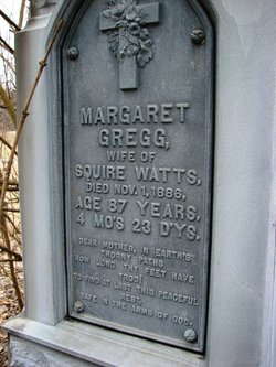 Margaret <I>Gregg</I> Watts 