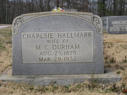 Charlsey B. <I>Hallmark</I> Durham 