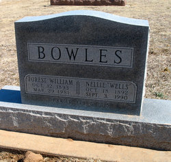 Nellie <I>Wells</I> Bowles 