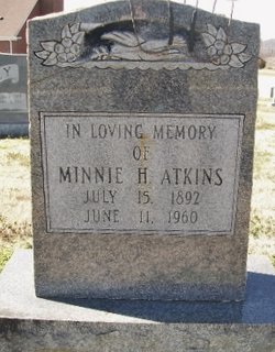 Minnie Ethel <I>Deaton</I> Atkins 