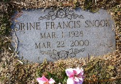 Lorine “Mitzie” <I>Francis</I> Snook 