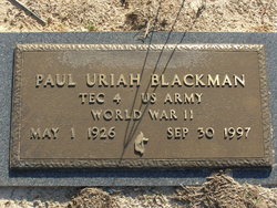 Paul Uriah Blackman 
