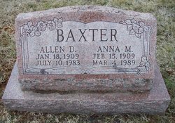 Anna M <I>Ranck</I> Baxter 