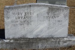 Mary Etta <I>Bryant</I> Bryant 