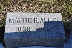 Mattie H Allen 