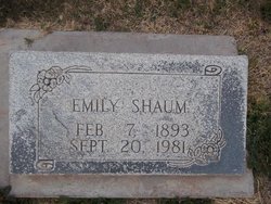 Emily <I>Myles</I> Shaum 