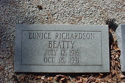 Eunice <I>Richardson</I> Beatty 