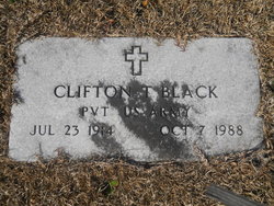 Pvt Clifton Thomas Black 
