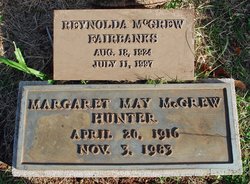 Margaret May <I>McGrew</I> Hunter 