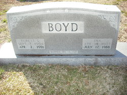 Ina <I>Dick</I> Boyd 