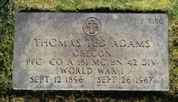 Thomas Theodore “Ted” Adams 