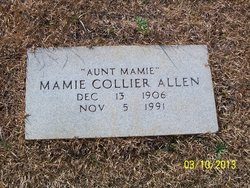 Mamie <I>Collier</I> Allen 