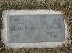 Willis Lemmon Hibbard 