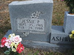 Jessie Pearl <I>Cude</I> Ashworth 