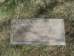 Ida Bertha <I>Moses</I> Carter 