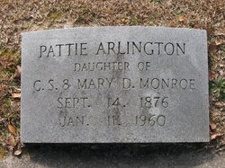Pattie <I>Monroe</I> Arlington 