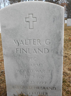 PFC Walter G Finland 
