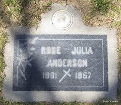 Rose Julia <I>McGovern</I> Anderson 