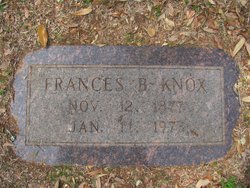 Frances May <I>Brown</I> Knox 