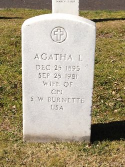 Agatha Louise <I>Ostervold</I> Burnett 