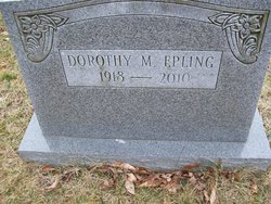 Dorothy M. <I>Gadd</I> Epling 