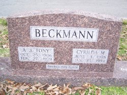 A. J. “Tony” Beckmann 