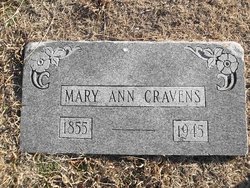 Mary Ann <I>Johnson</I> Cravens 