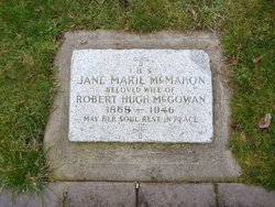 Jane Marie <I>McMahon</I> McGowan 