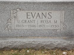 Rosa May <I>Clantz</I> Evans 