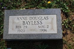 Anne Elizabeth <I>Douglas</I> Bayless 