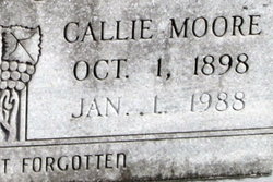 Callie <I>Moore</I> Barbour 
