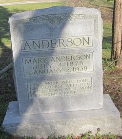Mary <I>Booher</I> Anderson 