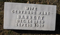 Nevada Gertrude <I>Ware</I> Barrett 