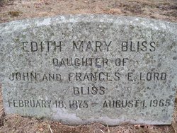 Edith Mary Bliss 