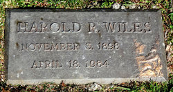Harold R Wiles 