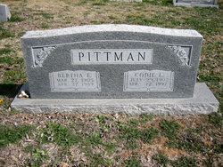 Bertha E <I>Helms</I> Pittman 