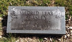 Mildred L <I>Lear</I> Beasley 