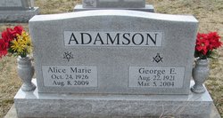 Alice Marie <I>Allee</I> Adamson 