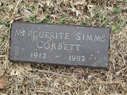 Marguerite <I>Simms</I> Corbett 